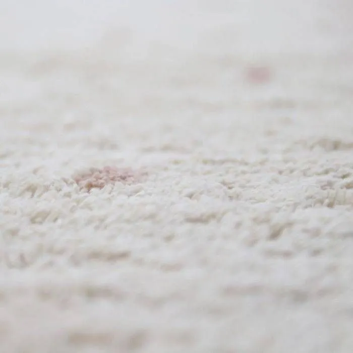 Tapis enfant - Nattiot - Minna - Coton naturel - 100x150 cm - Rose-3