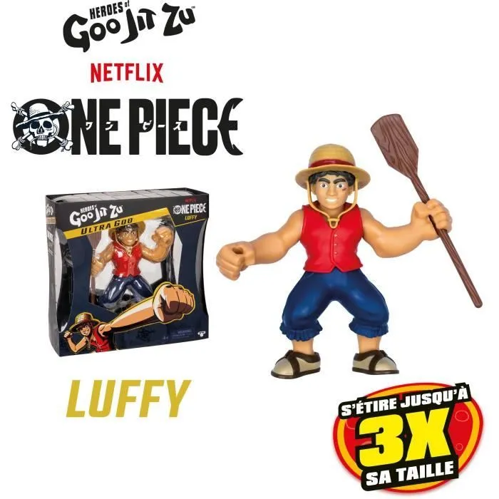 Ultragoo Luffy 17cm - HEROES OF GOO JIT ZU - ONE PIECE - Figurine extensible avec accessoires-0