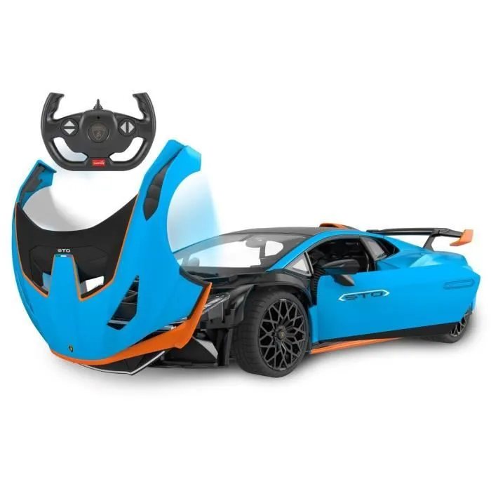 Voiture de sport - JAMARA - LAMBORGHINI HURACÁN STO - Radiocommandé - Blanc - Extérieur-2