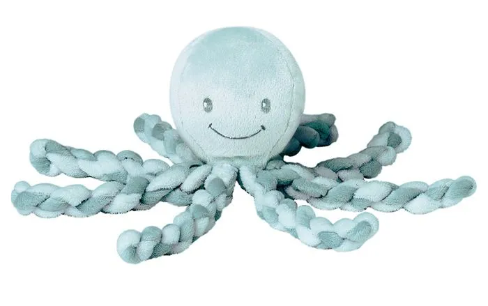NATTOU Lapidou Peluche poulpe - Vert / Menthe-1