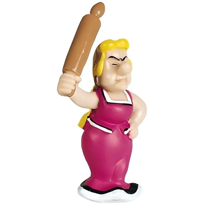 Figurine Astérix et Obélix - Bonnemine de PLASTOY - Modèle peint à la main - Pour enfant à partir de 3 ans-0