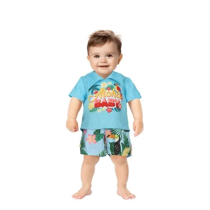Guirca Déguisement tropical hawaïen pour enfants et bébés (18-24 mois)-0