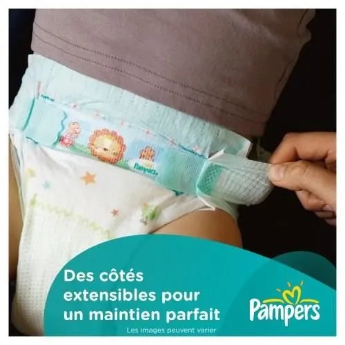 Couches Pampers Baby Dry Taille 4 - 9 à 14 kg - 120 Couches-2