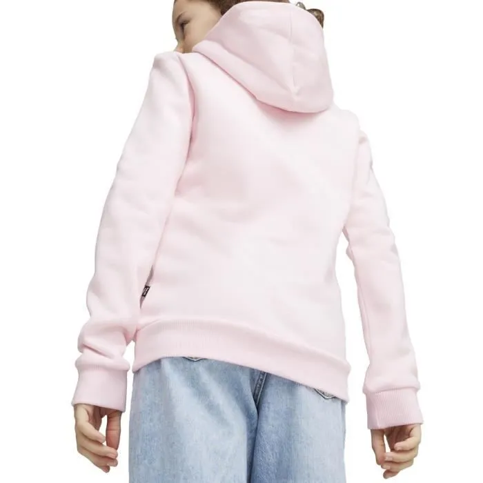 Sweat à Capuche - Puma - Ess Logo - Enfant - Rose - Manches longues-2
