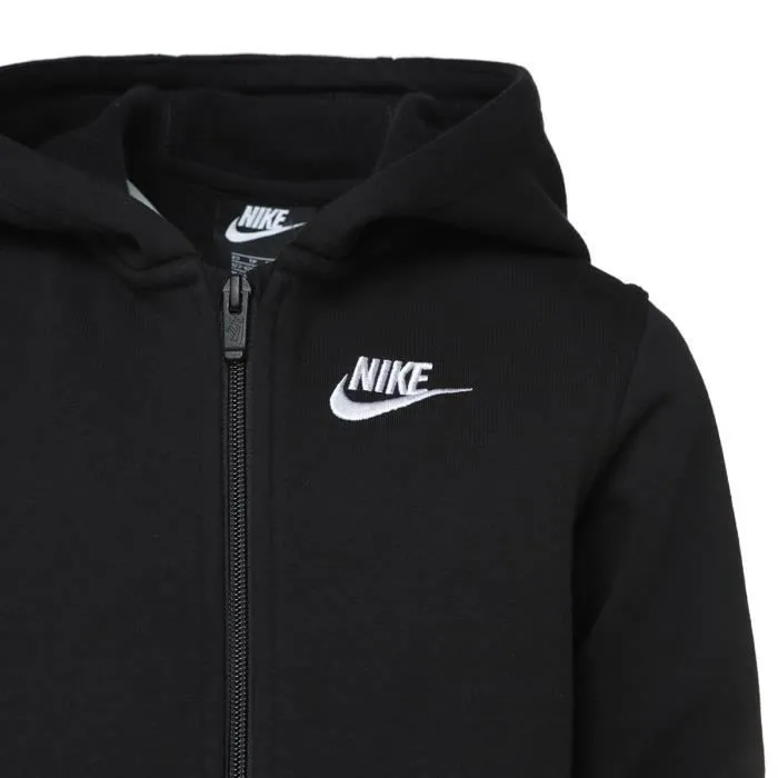NIKE Sweat à capuche zippé Nsw Hoodie FZ Club - Garçon - Noir-2