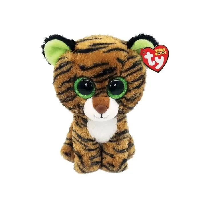Peluche Ty - Beanie Boo's - Tiggy Tigre - 15cm-0