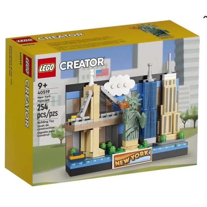 LEGO CREATOR 40519 CARTE POSTALE 3D DE NEW YORK AVEC LA STATUE DE LA L-0