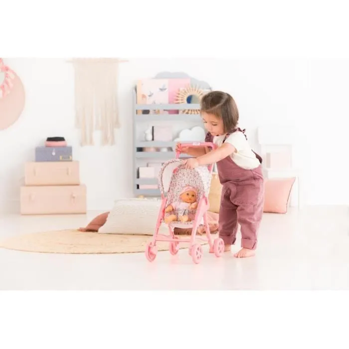 Poussette fleurie pour poupon 30 cm Corolle - Accessoire dès 18 mois-4