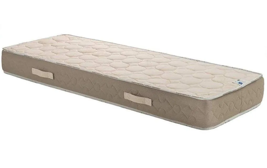 Matelas 90x190 cm epaisseur 23 cm avec face de contact latex densit 80 Kg-m3 - Tissu 100 Coton - Compatible Sommiers Articuls - Sout-1