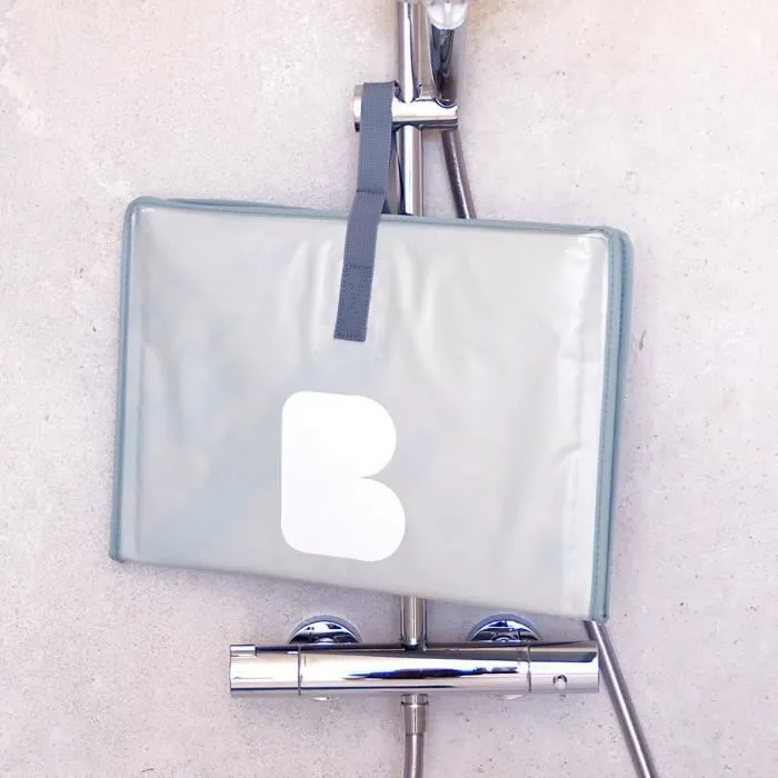 BÉABA - Baignoire Pliable bébé Dès la Naissance - Ultra Compacte - Baignoire Pop Up Camele'o, Bleu-4