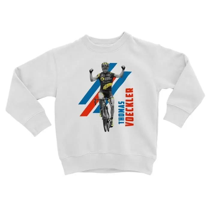 Sweatshirt Enfant Thomas Voeckler Vintage Vélo France Cyclisme Tour-0