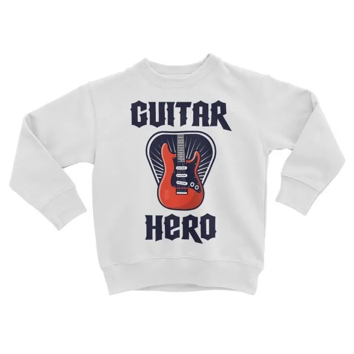 Sweatshirt Enfant Guitar Hero Musique Rock Avenir-0