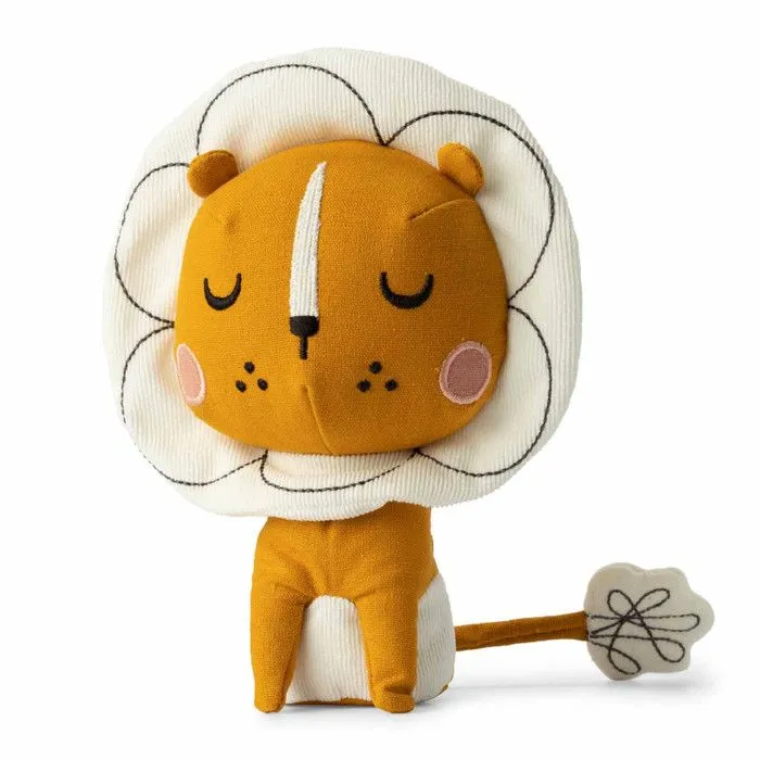 Peluche  dans un coffret cadeau Lion Moutarde 18 cm-0