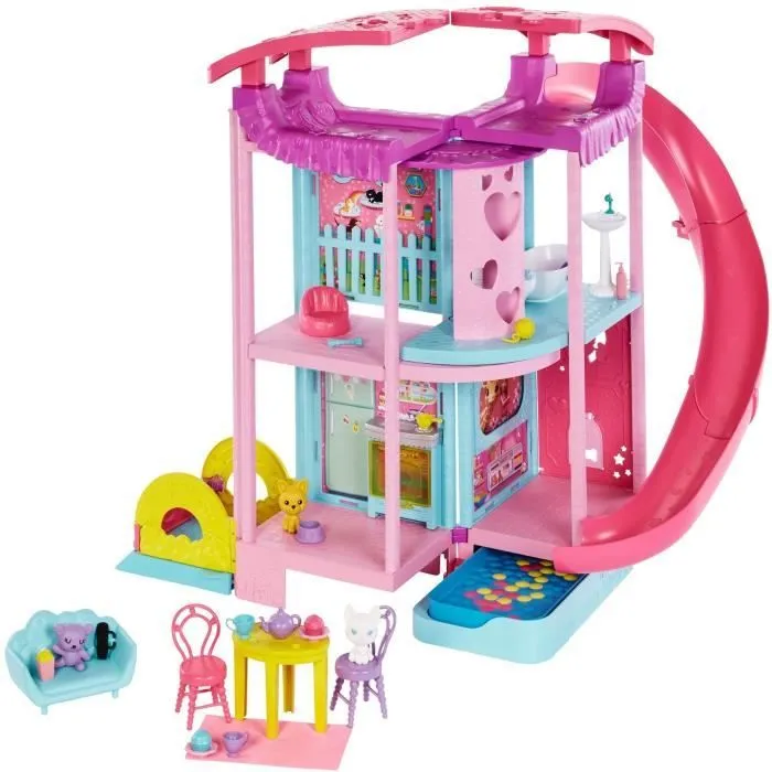 MATTEL L'incroyable Maison de Chelsea et ses animaux Barbie®, 50 cm-0