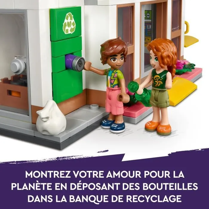 LEGO® Friends 41729 L’Épicerie Biologique, Jouet Supermarché, avec Camion & Mini-Poupées-4