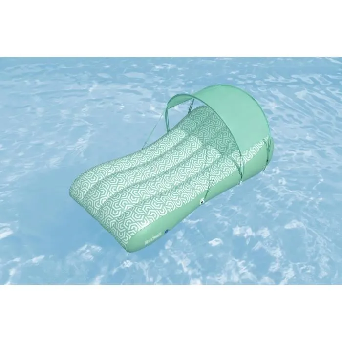 Matelas gonflable de piscine - BESTWAY - Avec auvent-1