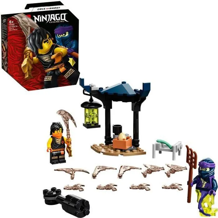 LEGO® 71733 NINJAGO® Cole contre le guerrier fantôme, jeu de bataille épique comprenannt 2 miniatures de guerriers ninja-0