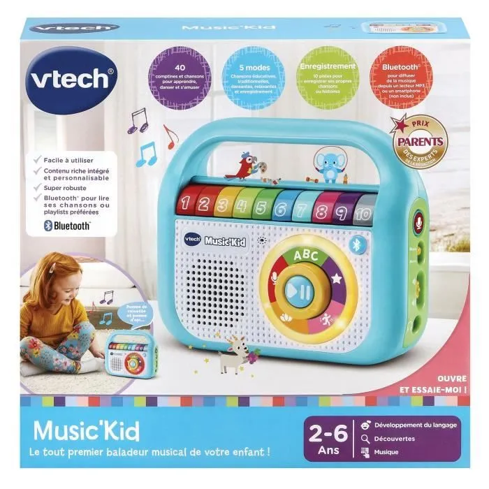 Baladeur Musical - VTECH BABY - Music'kid - 40 chansons - Mixte-2
