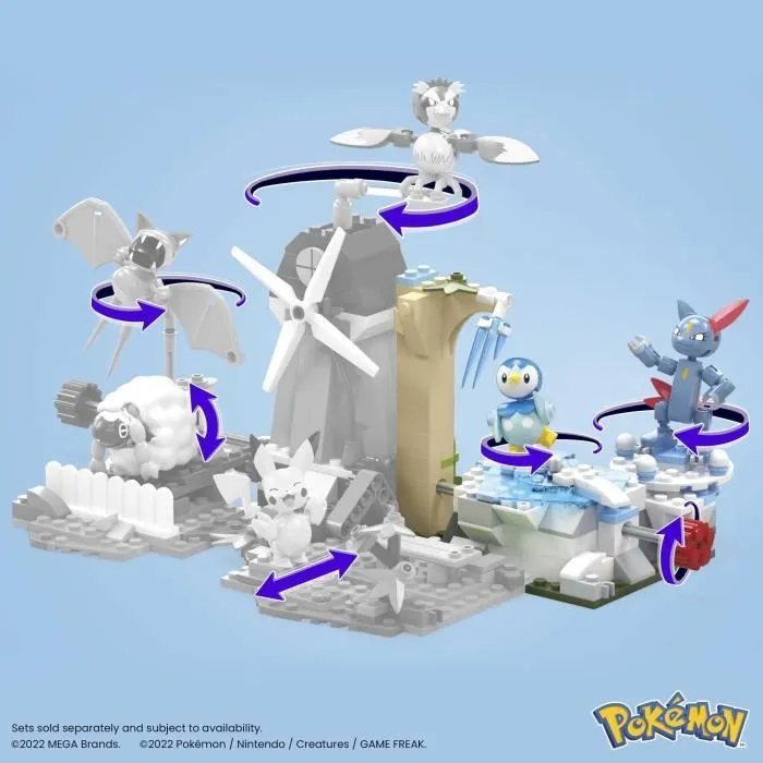 MEGA Pokémon - Tiplouf et Farfuret - Jouet de construction - 7 ans et + HKT20-4