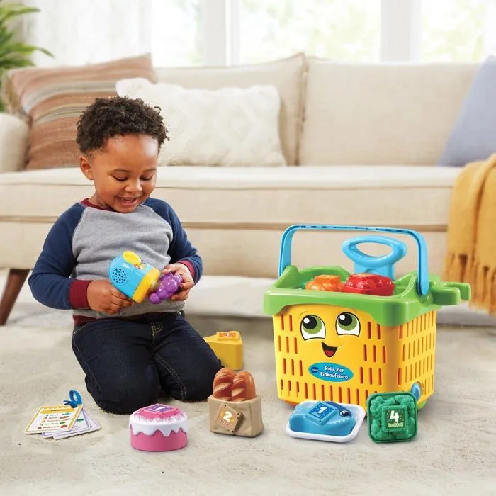 Commercant - marchande Vtech - 80-614204 - Rolli Panier a Provisions Jouet a Roulettes Multicolore Exclusivite sur Amazon-1
