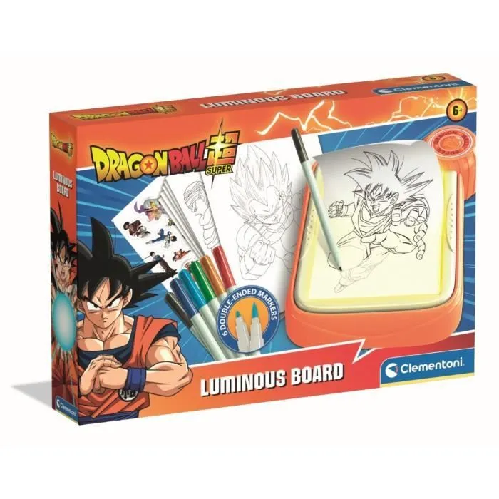 CLEMENTONI - Tableau lumineux - Dragon Ball - Dessine tes personnages préférés - Dés 6 ans-4