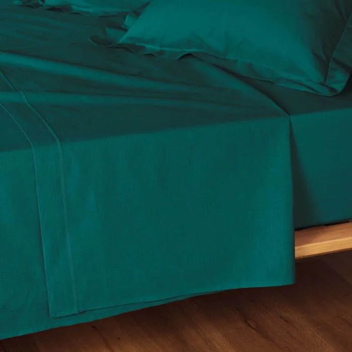 Drap Plat "Lina" 240x300cm Emeraude-0