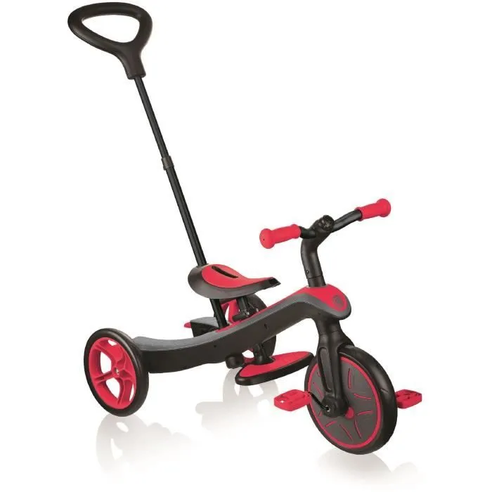Tricycle 4 en 1 - GLOBBER - Rouge - Bébé - 10 mois à 5 ans-1