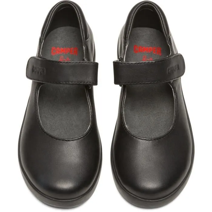 Ballerines Enfant - CAMPER - Spiral Comet - Noir - Cuir pleine fleur - Semelle en caoutchouc-3