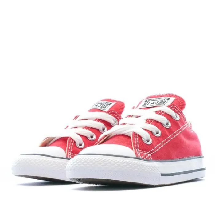 BASKET - CONVERSE - Chuck Taylor Bébé - Tige basse en toile - Rouge - Lacets-4