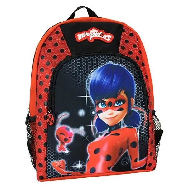 Sac à dos - MIRACULOUS - Ladybug - 35x28cm - Rouge - Enfant - Fille-0
