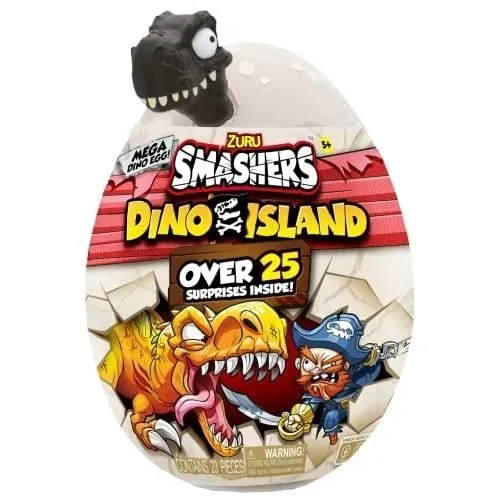 Jouet - ZURU - Smashers Dino Island - 25 surprises - 1 œuf - À partir de 5 ans-0
