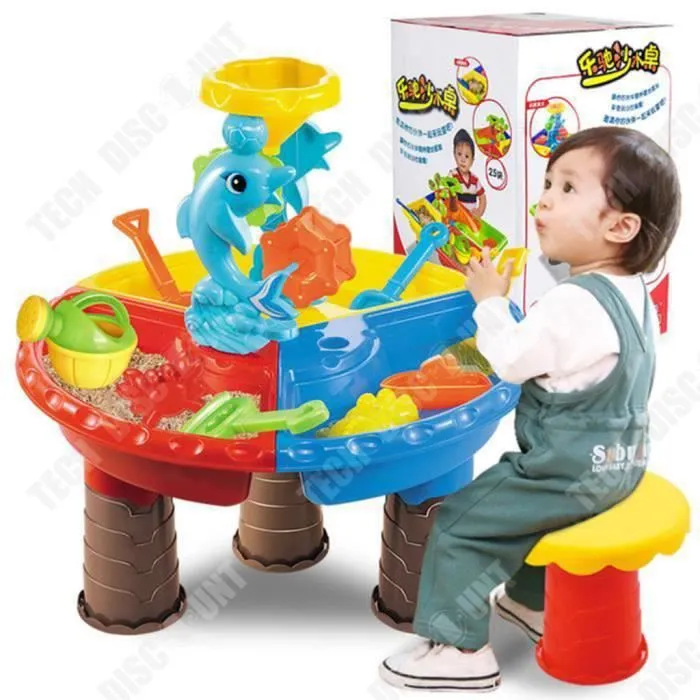 Jeu de sable - TD® - Ensemble de table - Enfants 3-6 ans - Plastique - 45x44x14 cm-3