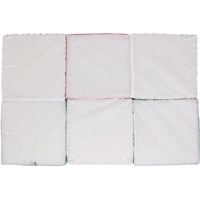Maxi tapis d'éveil Malin - TINEO - Tapis évolutif 5-en-1 - 180 x 120 cm - Géométrique / Animaux rigolos-3