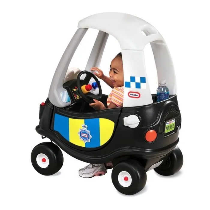 Porteur et trotteur Cozy Coupe Police Little Tikes - Noir - Pour enfants à partir de 18 mois-5