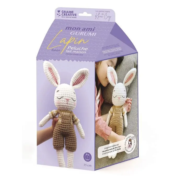 Ma peluche Amigurumi lapin en crochet-0