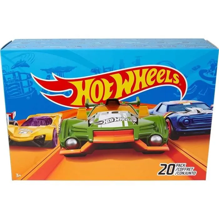 Hot Wheels - Coffret 20 véhicules - mini-véhicules - 3 ans et +-0