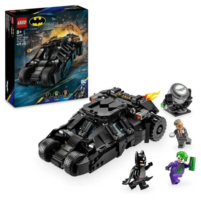 LEGO DC Batman 76303 La Batmobile Tumbler de Batman contre Double-Face et Le Joker - Jouet-0