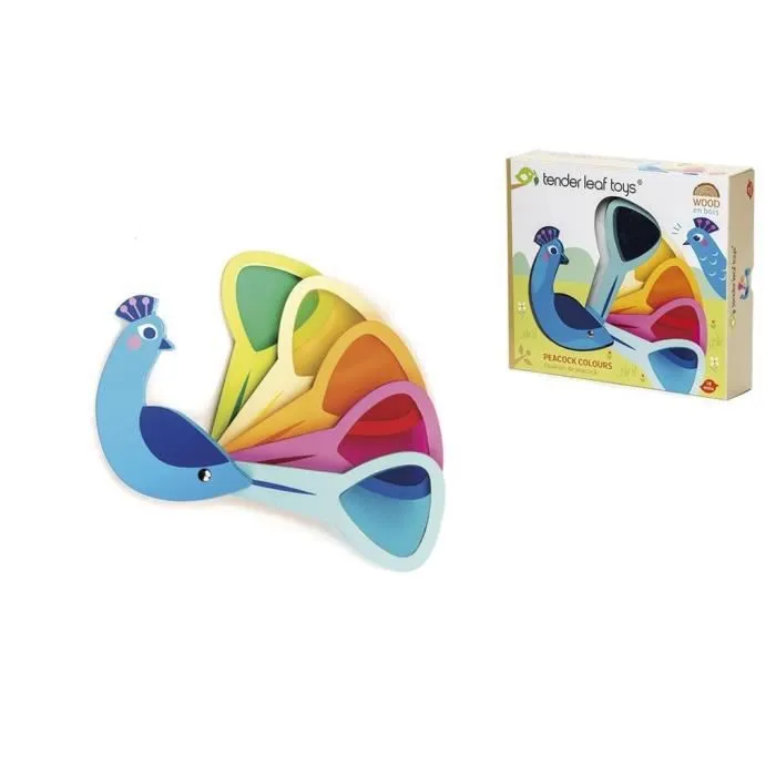 Jouet - Tender Toys - Paon Coloriage Attribut Junior - Couleurs Multiples - Mixte - 3 ans+-0