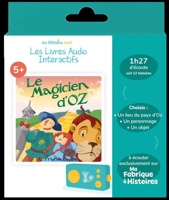 Console Educative - Lunii - Coffret Le Magicien d'Oz - Livre audio interactif dès 5 ans-0