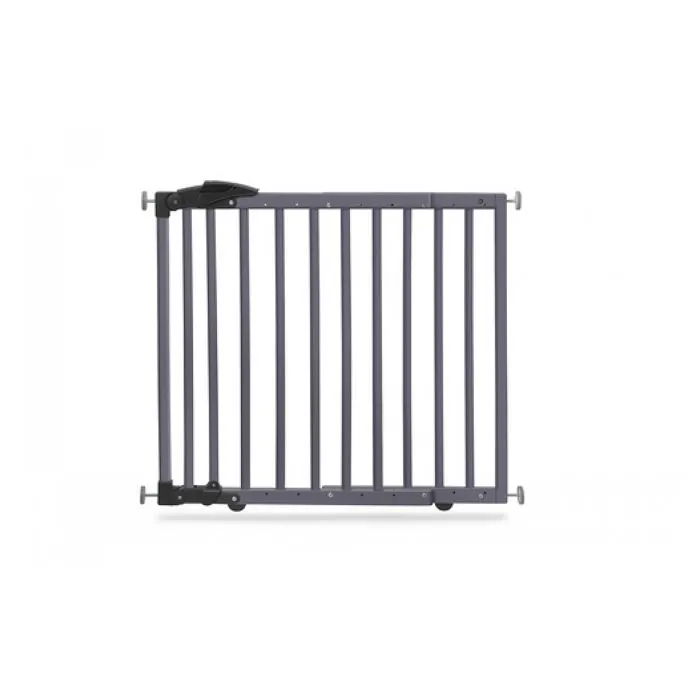 Barrière de porte - GEUTHER - Grau - Bois - Réglable - Passage confortable-2