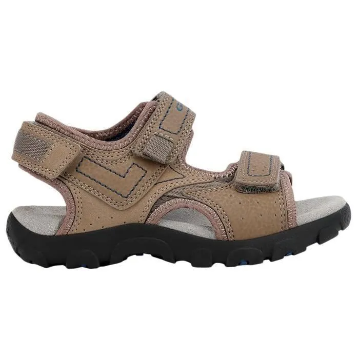 Sandales Geox  Garçons J S. Strada A - Wax.Syn2+PR.DBK - LT Beige/Avio-1