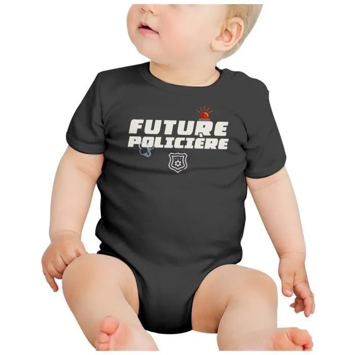 Body Bébé Manche Courte Bleu Futur Batman Héros Film-1