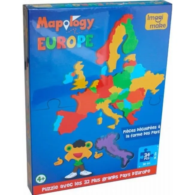 Puzzle éducatif Mapology Europe - Marque - Modèle-0