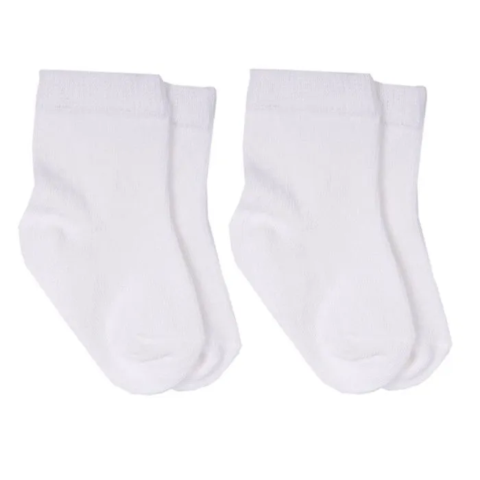 Chaussettes Bébé en Coton Bio Lot de Deux Paires-1