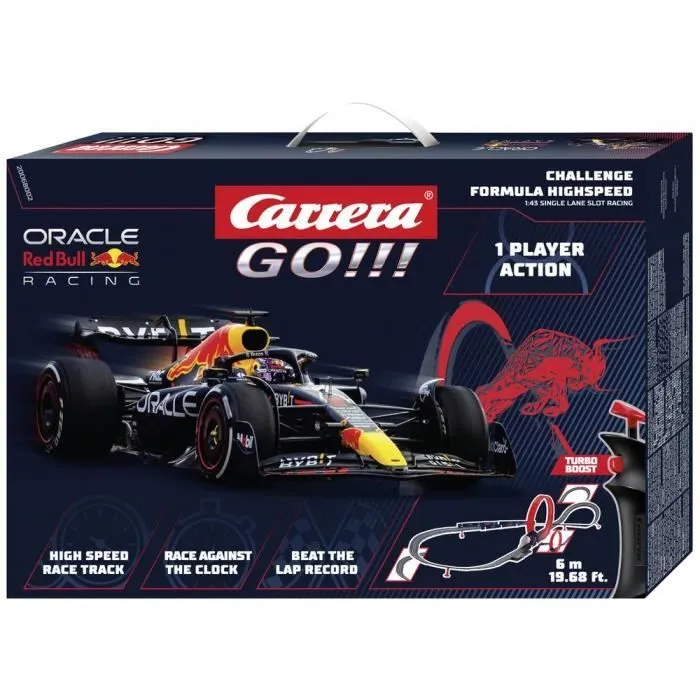 Carrera - Set pour débutants - GO!!! - 2 voitures Red Bull Racing - Jeu de course électrique-0