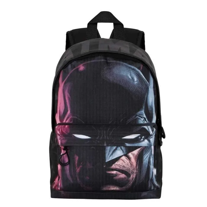 Sac à dos - DC Comics - Batman Face - Noir - Taille Unique - Ripstop Polyester-1