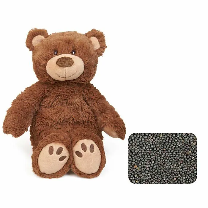 Bouillotte bebe GrÜnspecht naturprodukte - 322-V2 - GRUNSPECHT Naturprodukte Coussin chauffant en graines de colza Marron-1