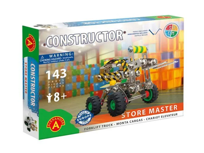 Alexander Toys - Constructor Store Master - Chariot élévateur-0