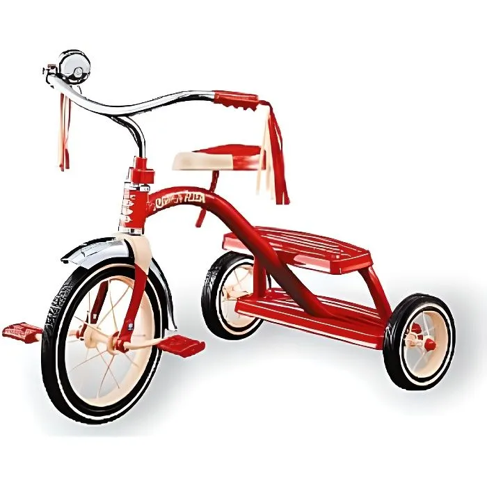 Radio Flyer Tricycle Classic Red Dual Deck-0