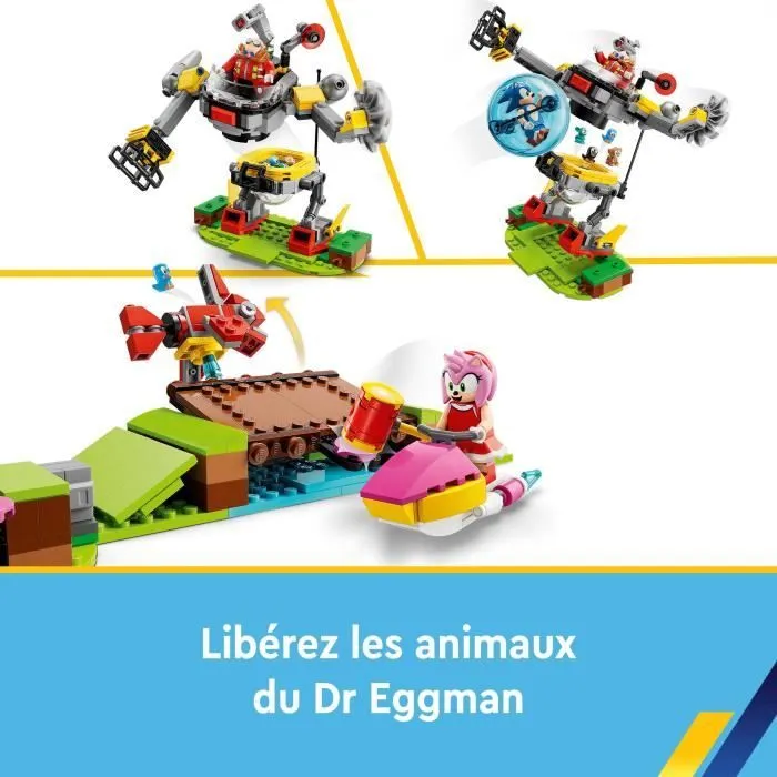 LEGO® Sonic the Hedgehog 76994 Sonic et le Défi du Looping de Green Hill Zone, Jouet pour Enfants avec 9 Personnages-2